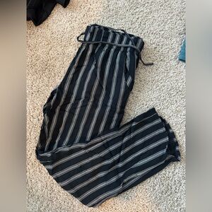 AE striped linen pants